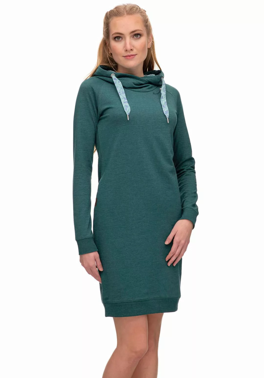 Ragwear Sweatkleid Kleid DEVVA SWEAT mit auffälligem Kordelzug günstig online kaufen