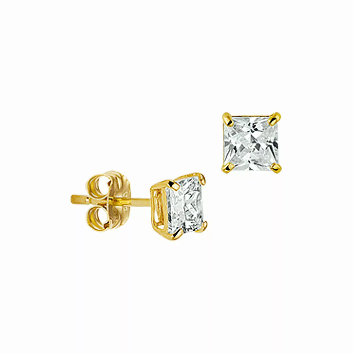 NICEANDnoble Paar Ohrstecker 585er Gelbgold Ohrstecker günstig online kaufen