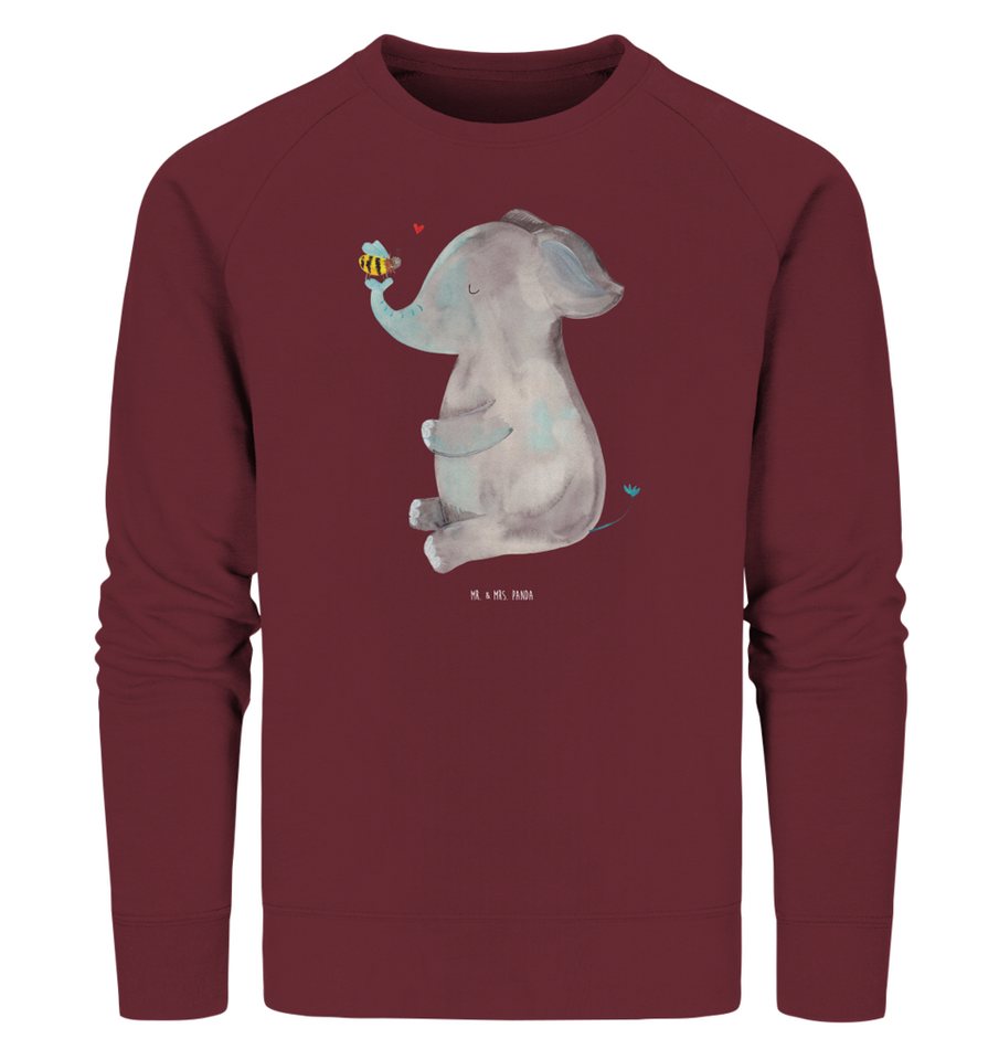 Mr. & Mrs. Panda Longpullover Größe S Elefant Biene - Burgundy - Geschenk, günstig online kaufen