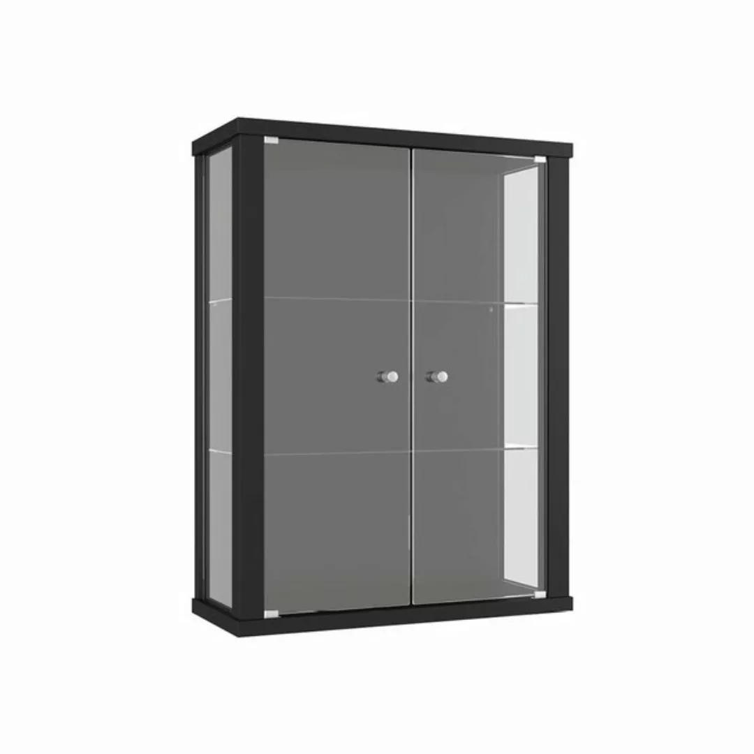 VR-Wohnideen Hängevitrine C1012 (Glasvitrine (80x60x20 cm) mit 2 Glastüren) günstig online kaufen