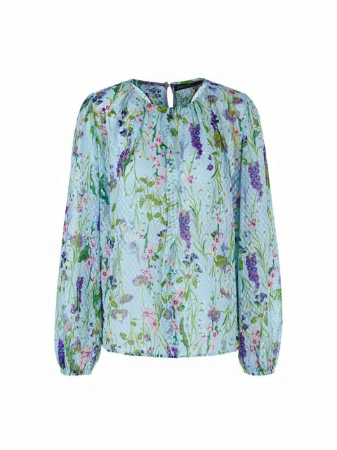 Marc Cain Langarmbluse Swan Opera Premium Damenmode Bluse im Blumen-Dessin günstig online kaufen