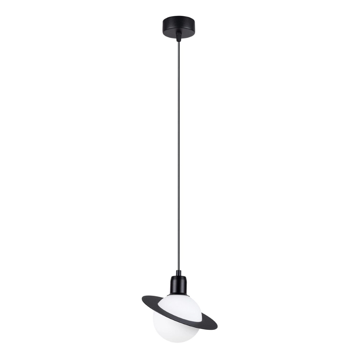 Sollux Lighting Pendelleuchte Hyperion 1 Schwarz günstig online kaufen