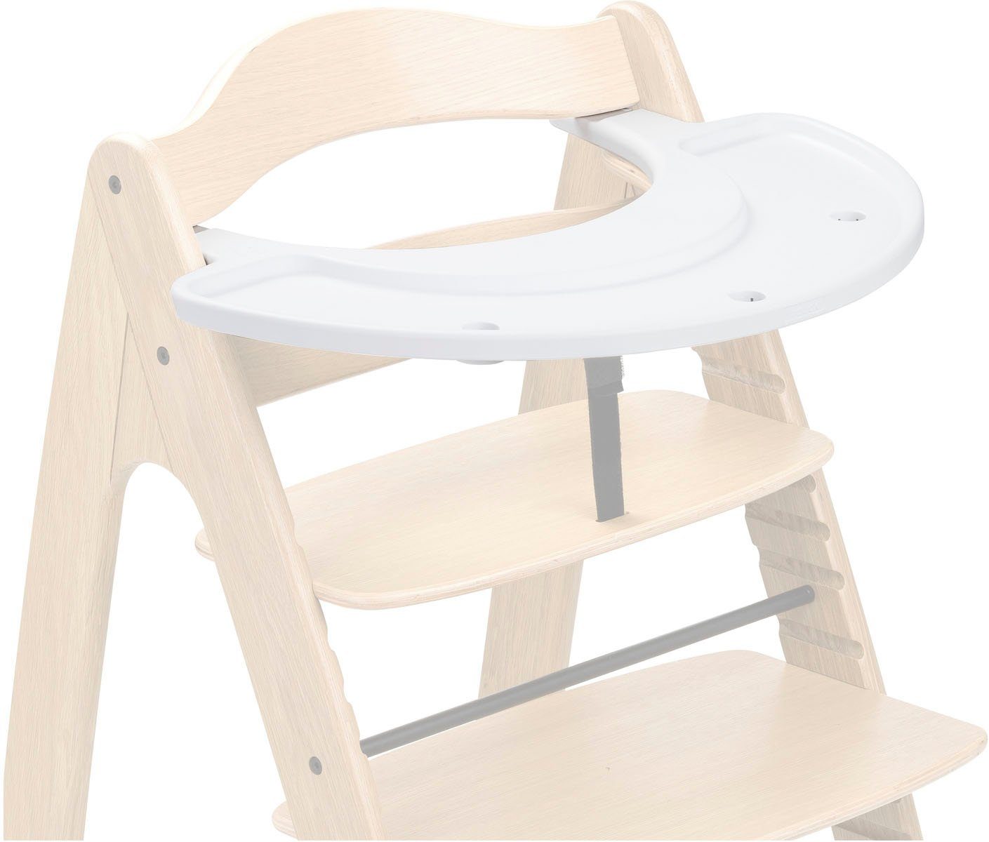 Hauck Hochstuhltablett Arketa Play Tray, White, günstig online kaufen