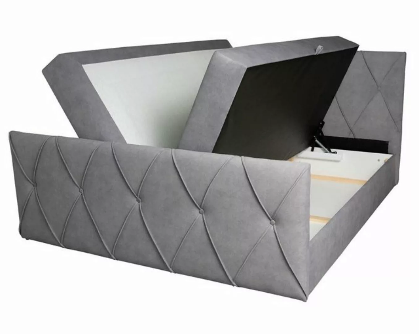 Furnix Boxspringbett CRISTI LUX 140/160/180/200x200 Bett mit 2 Bettkästen, günstig online kaufen