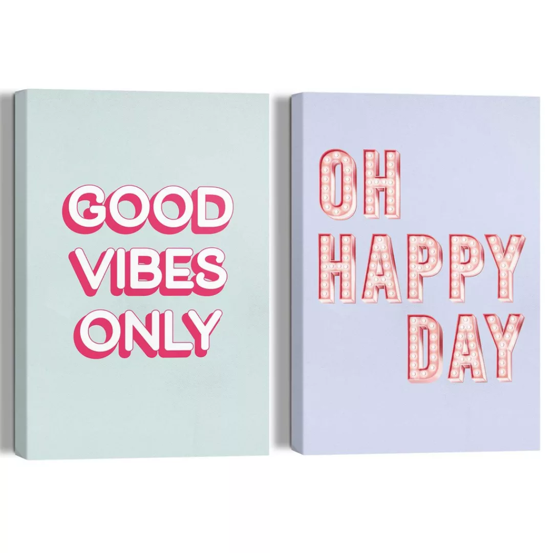 Reinders Leinwandbild "Happy Vibes" günstig online kaufen