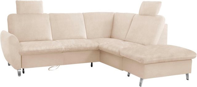 sit&more Ecksofa "Daytona L-Form", mit Federkern, zwei Kopfstützen und wahl günstig online kaufen