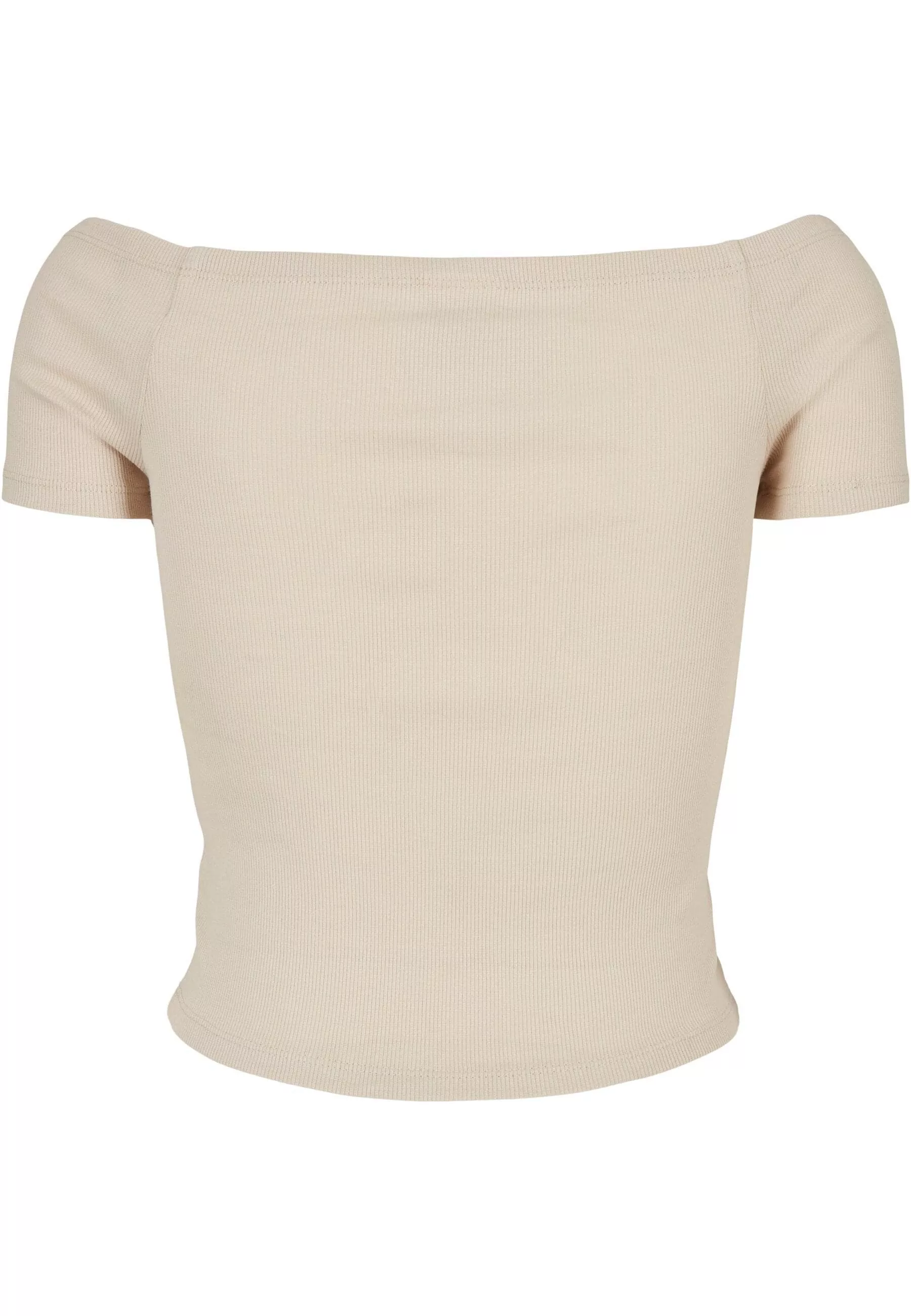 URBAN CLASSICS T-Shirt "Urban Classics Damen Ladies Off Shoulder Rib Tee" günstig online kaufen