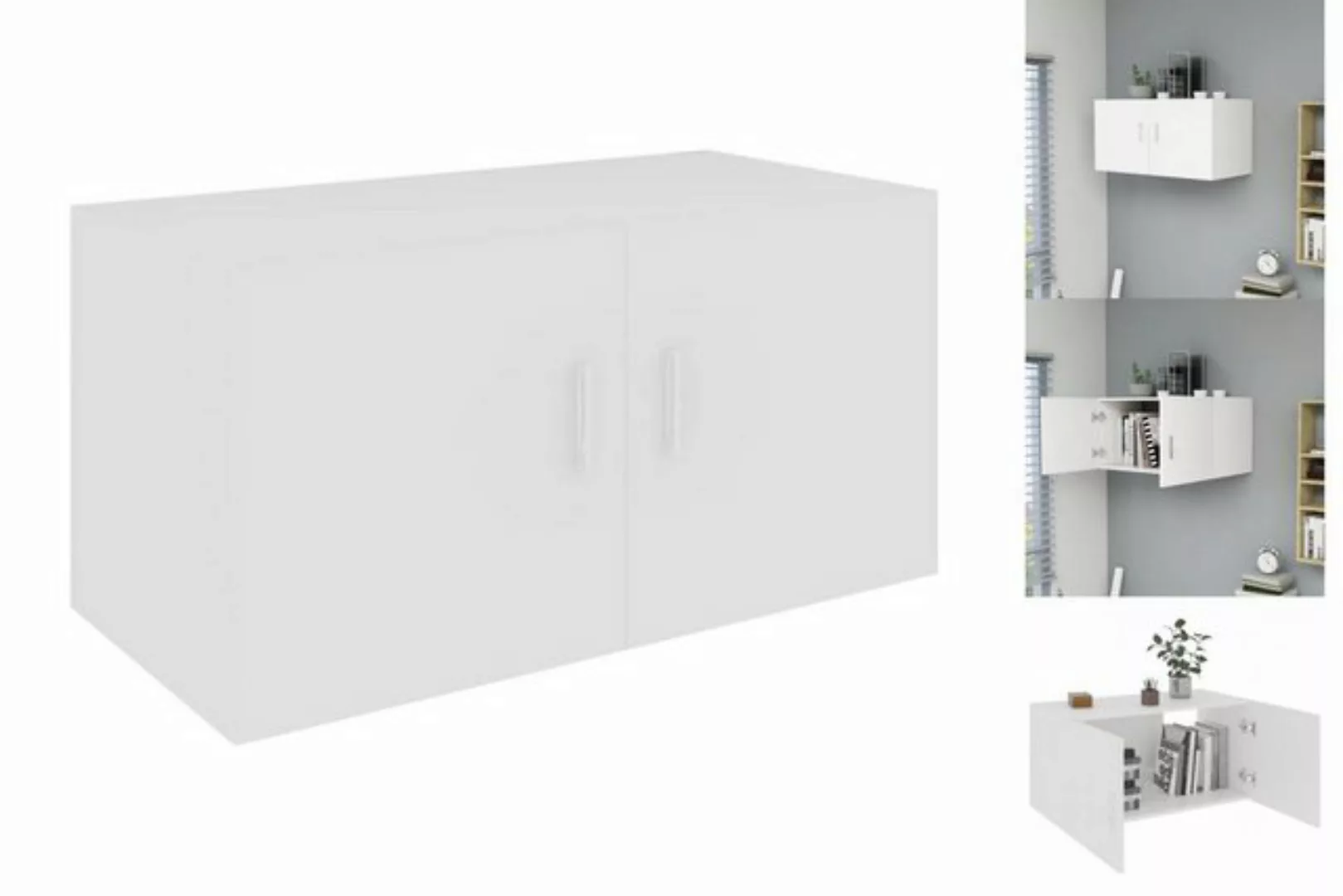 Wandschrank Weiß 80 X 39 X 40 Cm Spanplatte günstig online kaufen