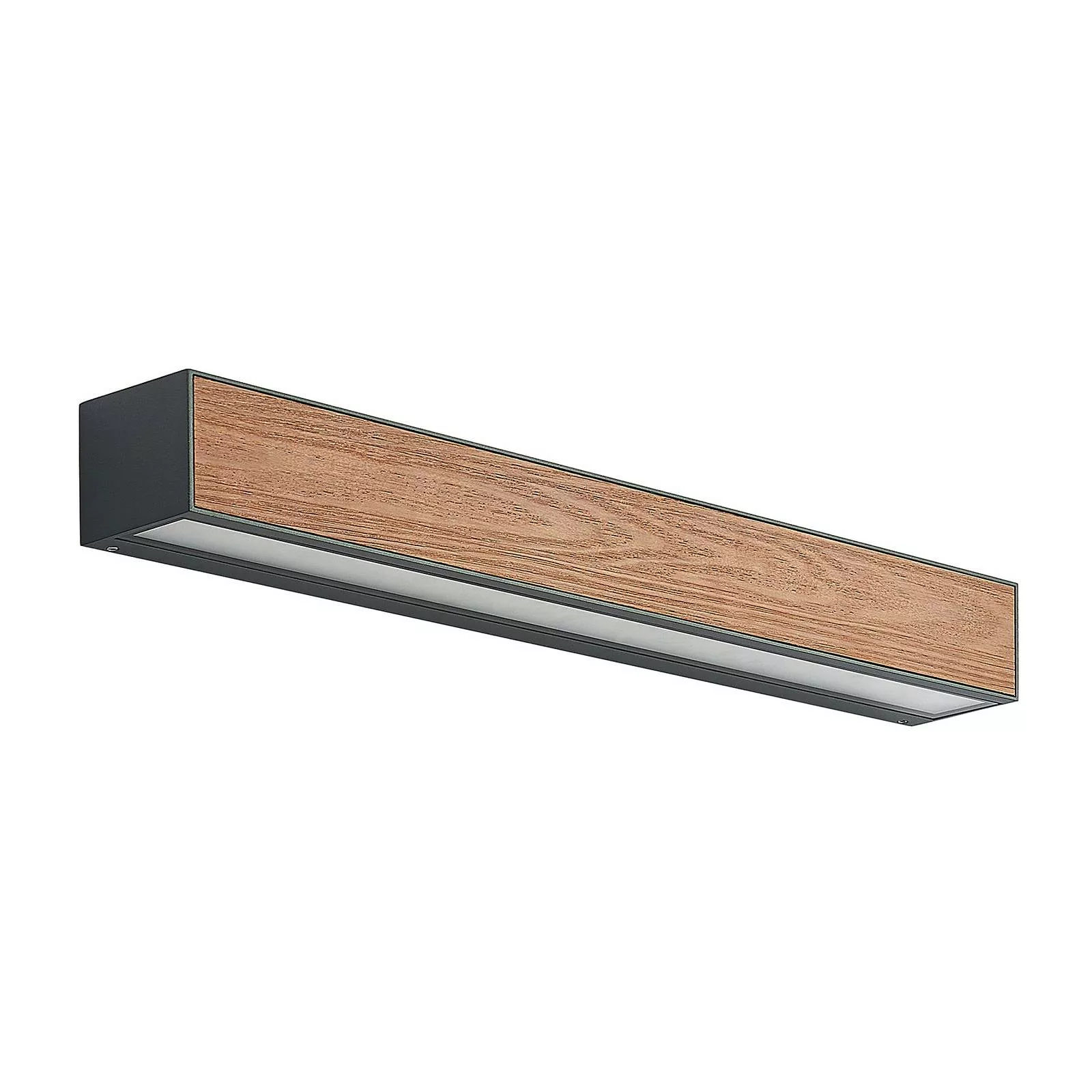 Arcchio Lengo LED-Wandlampe CCT, 50cm, 2-fl. holz günstig online kaufen