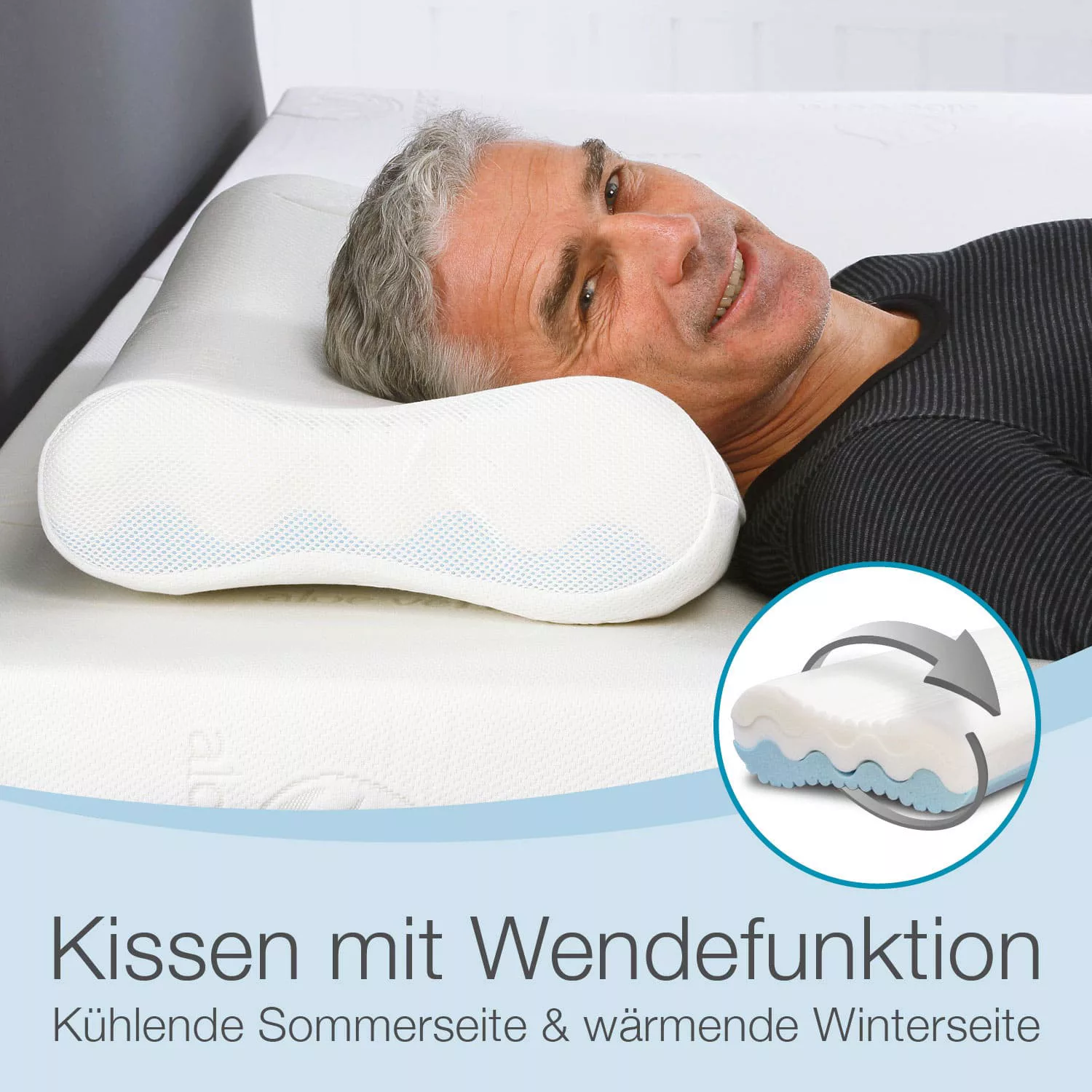 Bestschlaf Nackenstützkissen »Premium De Luxe«, 60x35 cm, 2er-Set günstig online kaufen