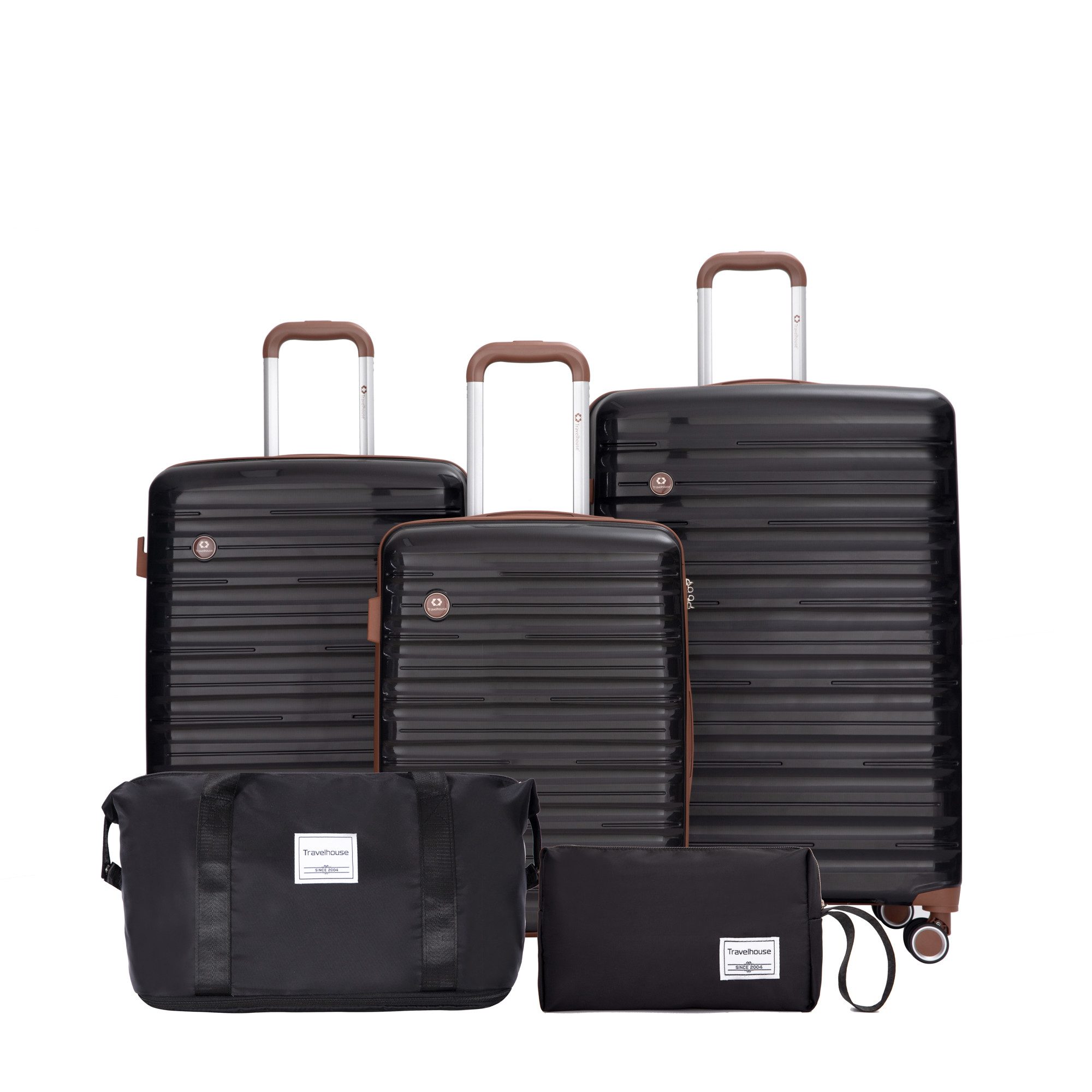 Travelhouse Trolleyset Ascona, 4 Rollen, (Spar-Set, günstig online kaufen