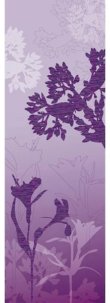 Architects Paper Fototapete »Mystic Blossoms Violet«, Floral Tapete Natur L günstig online kaufen