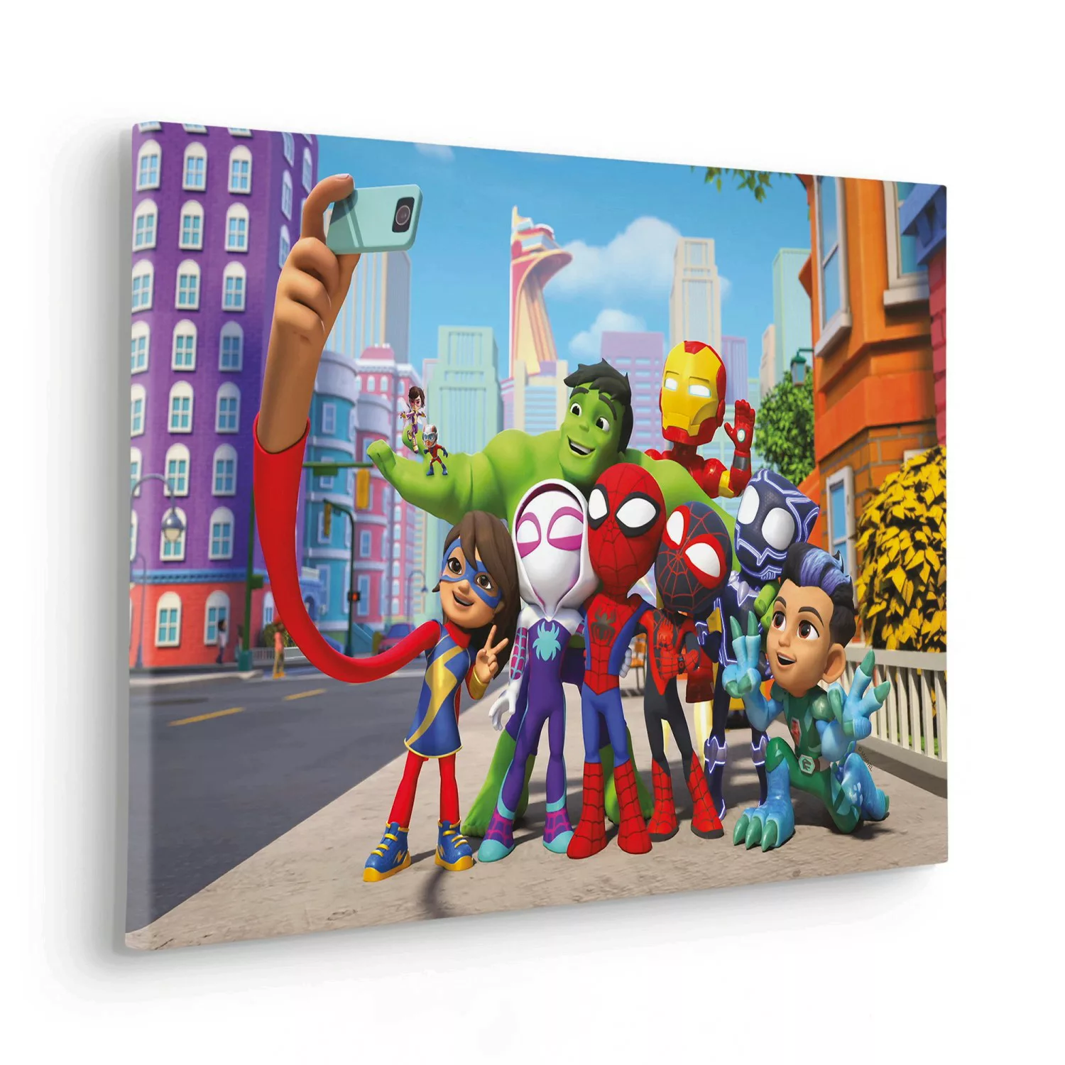 Komar Keilrahmen Spiderman Selfie 40 cm x 60 cm günstig online kaufen