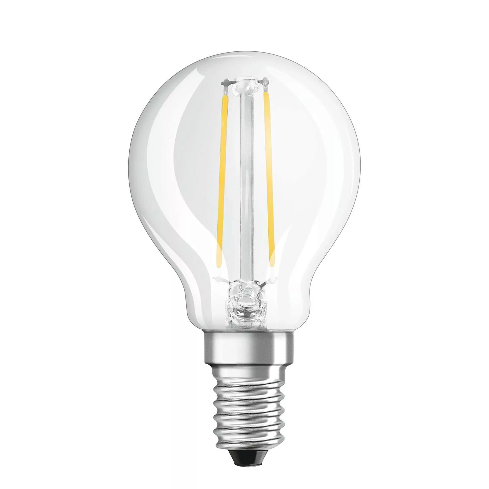 Osram LED Lampe ersetzt 25W E14 Tropfen - P45 in Transparent 2,8W 250lm 270 günstig online kaufen