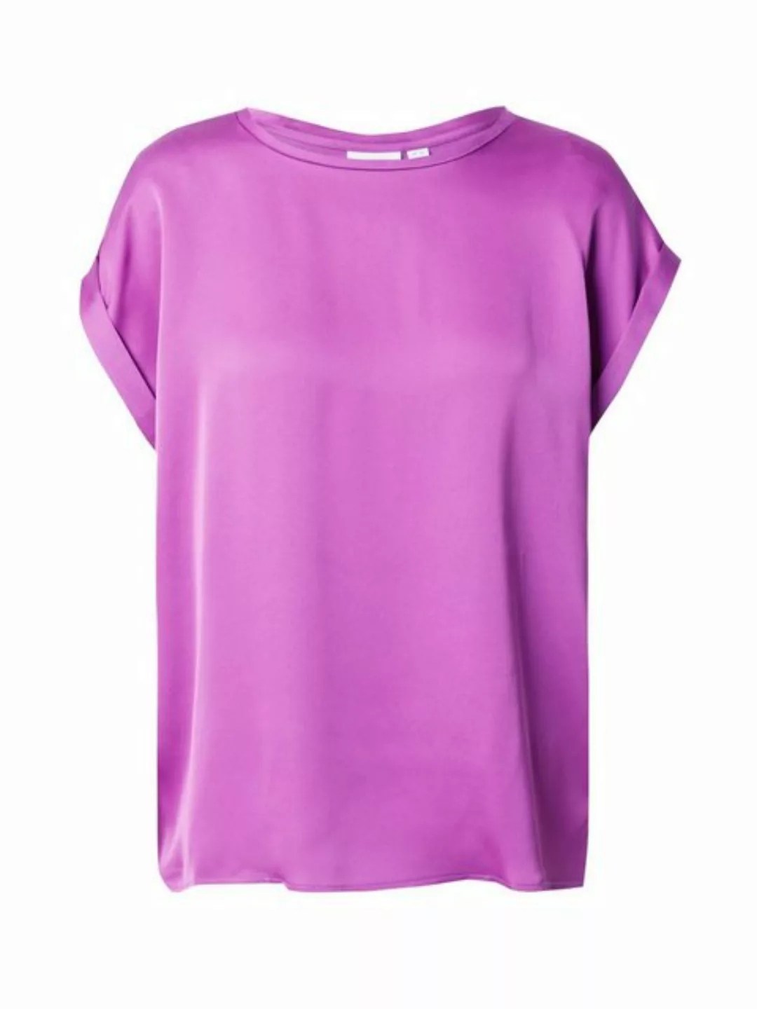 Vila T-Shirt Satin Blusen T-Shirt Kurzarm Basic Top Glänzend VIELLETTE 4599 günstig online kaufen