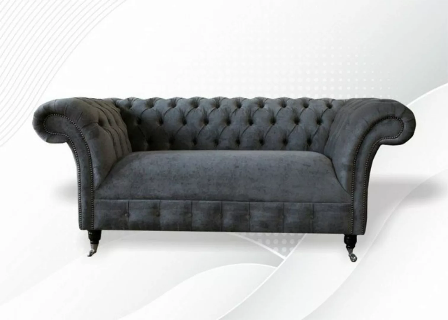 JVmoebel Chesterfield-Sofa, Chesterfield Sofa 2 Sitzer Wohnzimmer Couch Cou günstig online kaufen