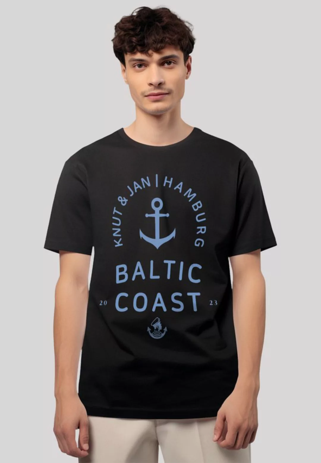 F4NT4STIC T-Shirt "Ostsee Logo Knut & Jan Hamburg", Premium Qualität günstig online kaufen