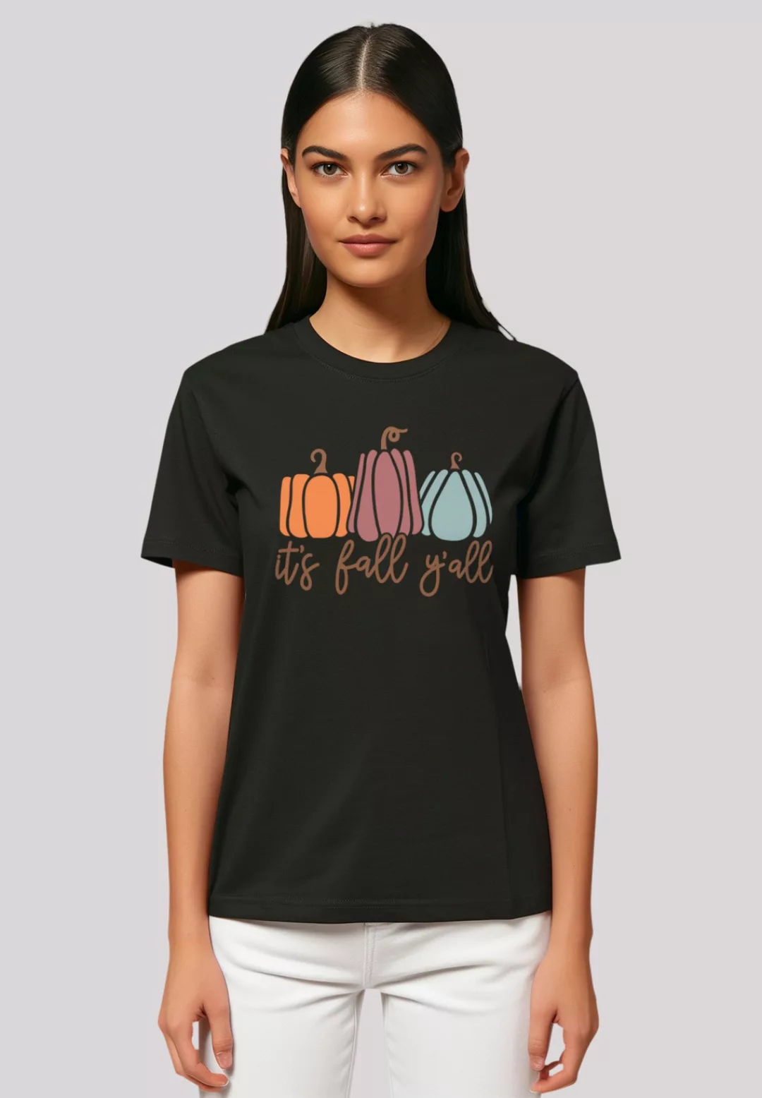 F4NT4STIC T-Shirt "Pumpkins Kürbis its Fall Herbst yall", Premium Qualität, günstig online kaufen