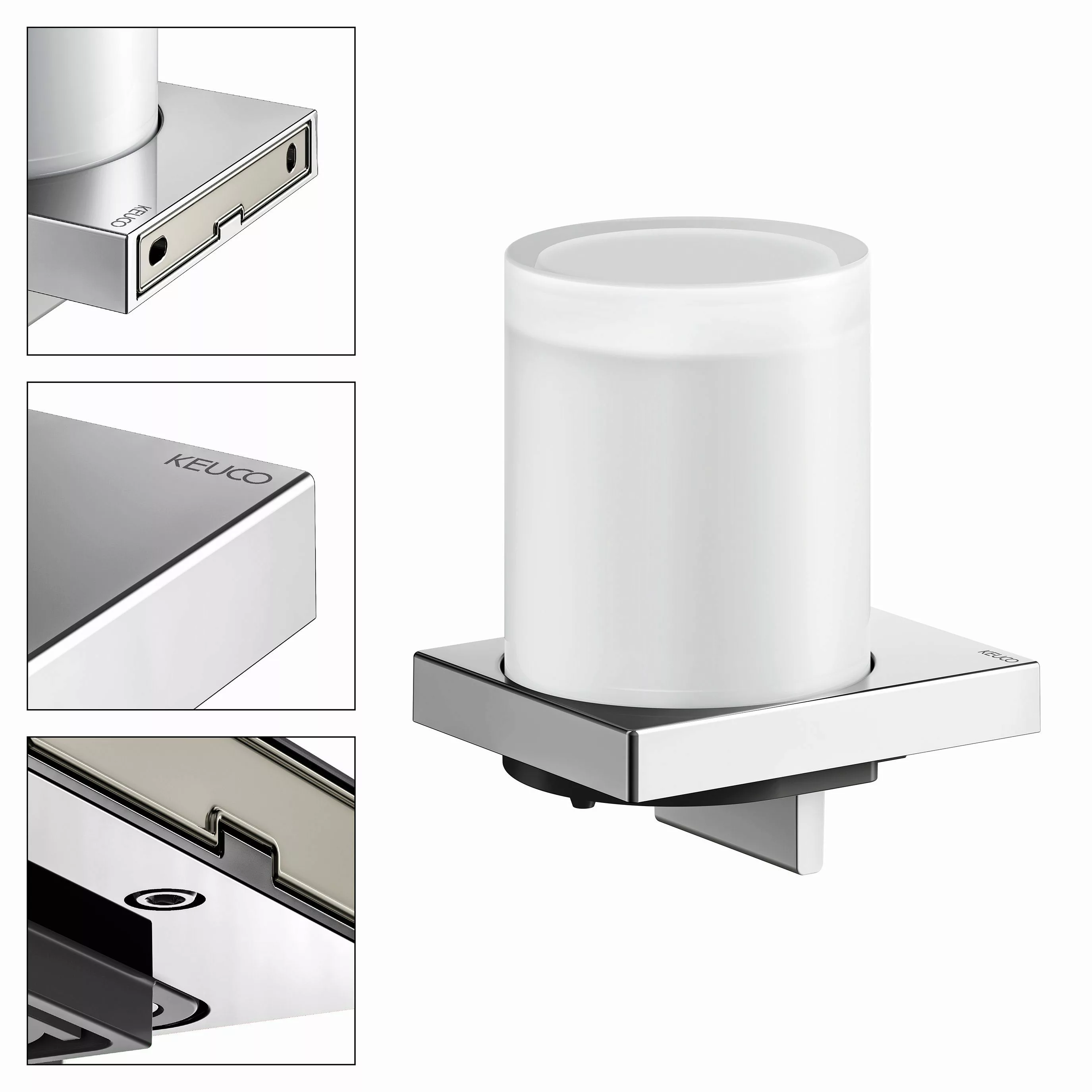 Keuco Seifenspender Edition 90 Square, Metall günstig online kaufen