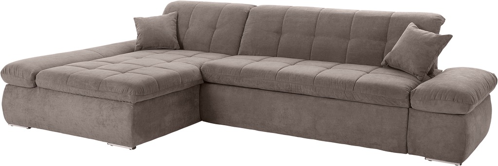 DOMO collection Ecksofa »NMoric XXL, B/T/H: 300/172/80cm, L-Form«, wahlweis günstig online kaufen