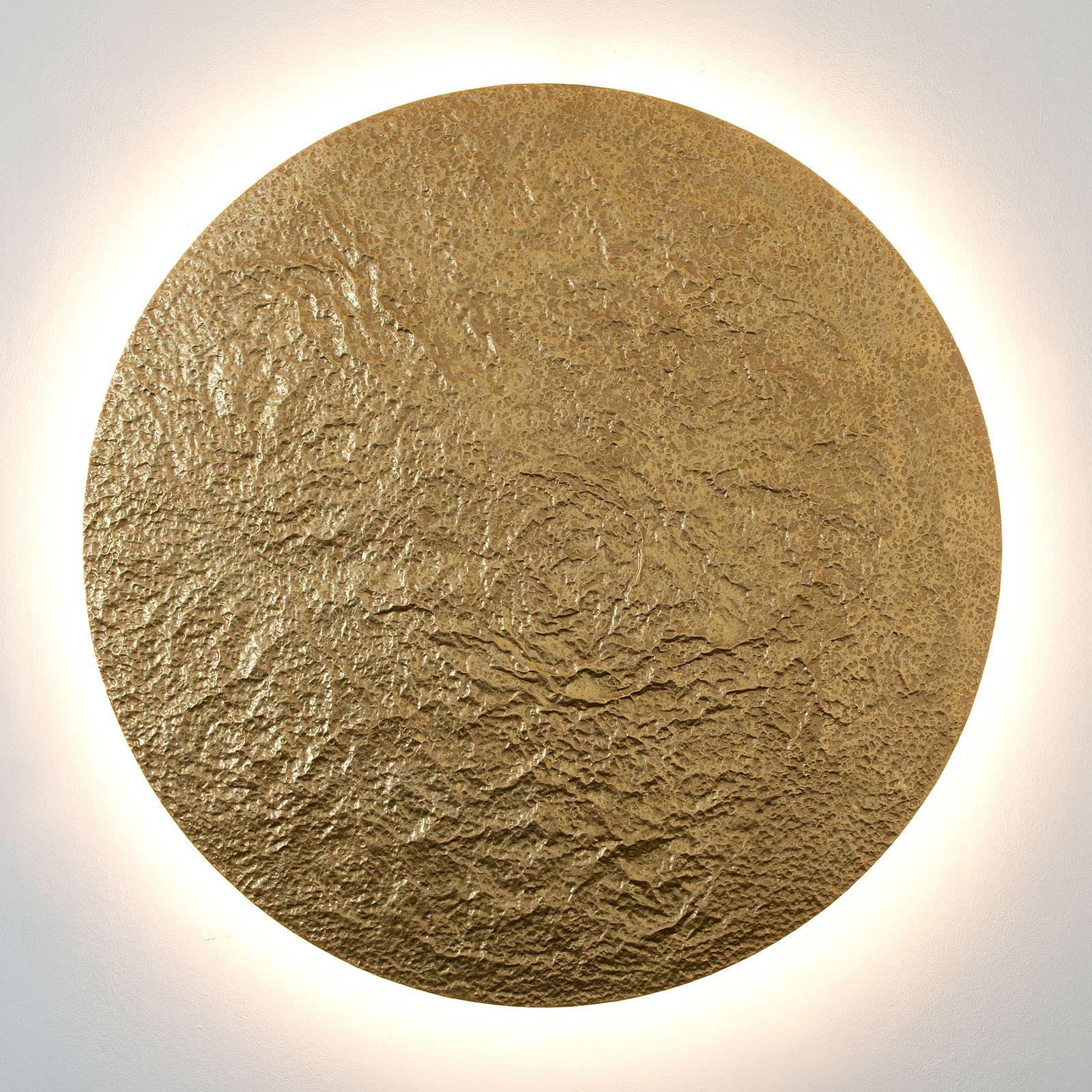 LED-Wandleuchte Meteor, Ø 120 cm, gold günstig online kaufen