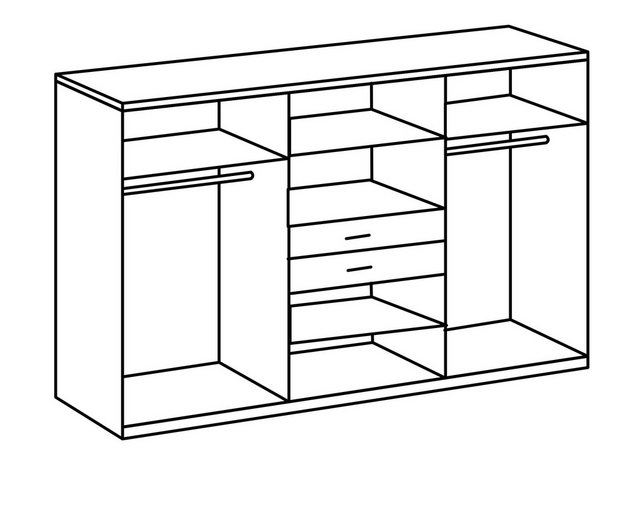 Wimex Kleiderschrank 270 x 208 x 58 cm (B/H/T) günstig online kaufen