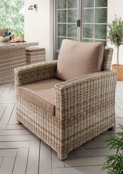 Destiny Loungesessel "ALCUDIA", Aluminium, Polyrattan, inkl. Auflagen günstig online kaufen