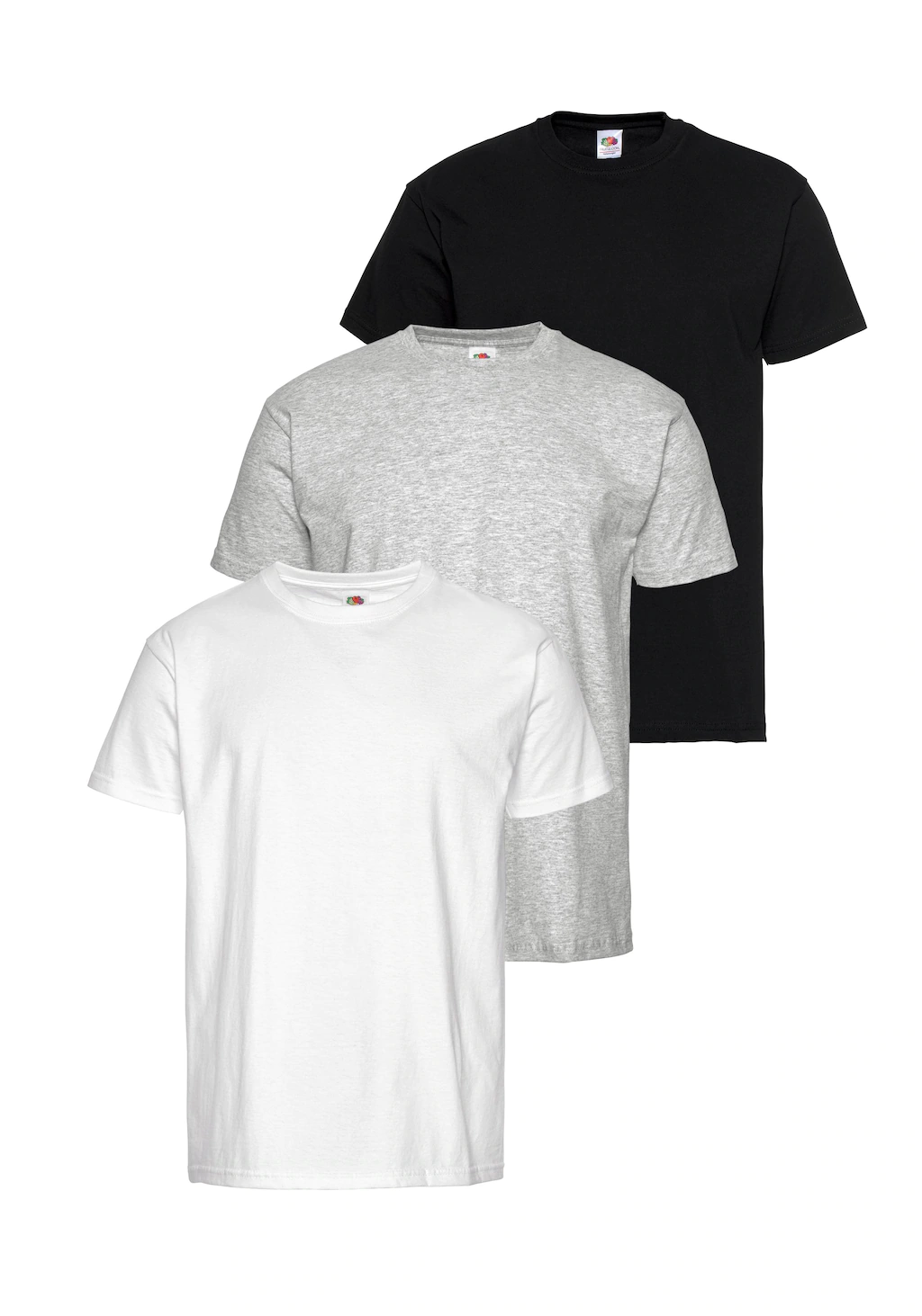 Fruit of the Loom T-Shirt, (Packung, 3 tlg.), mit Rundhalsausschnitt günstig online kaufen