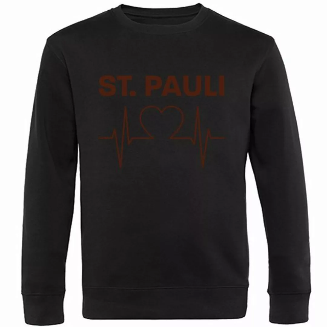 multifanshop Sweatshirt St. Pauli - Herzschlag - Pullover günstig online kaufen