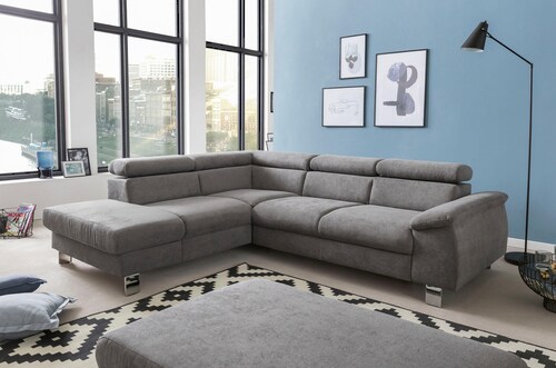 COTTA Polstergarnitur "Komaris L-Form", (Set), Set bestehend aus: Ecksofa m günstig online kaufen