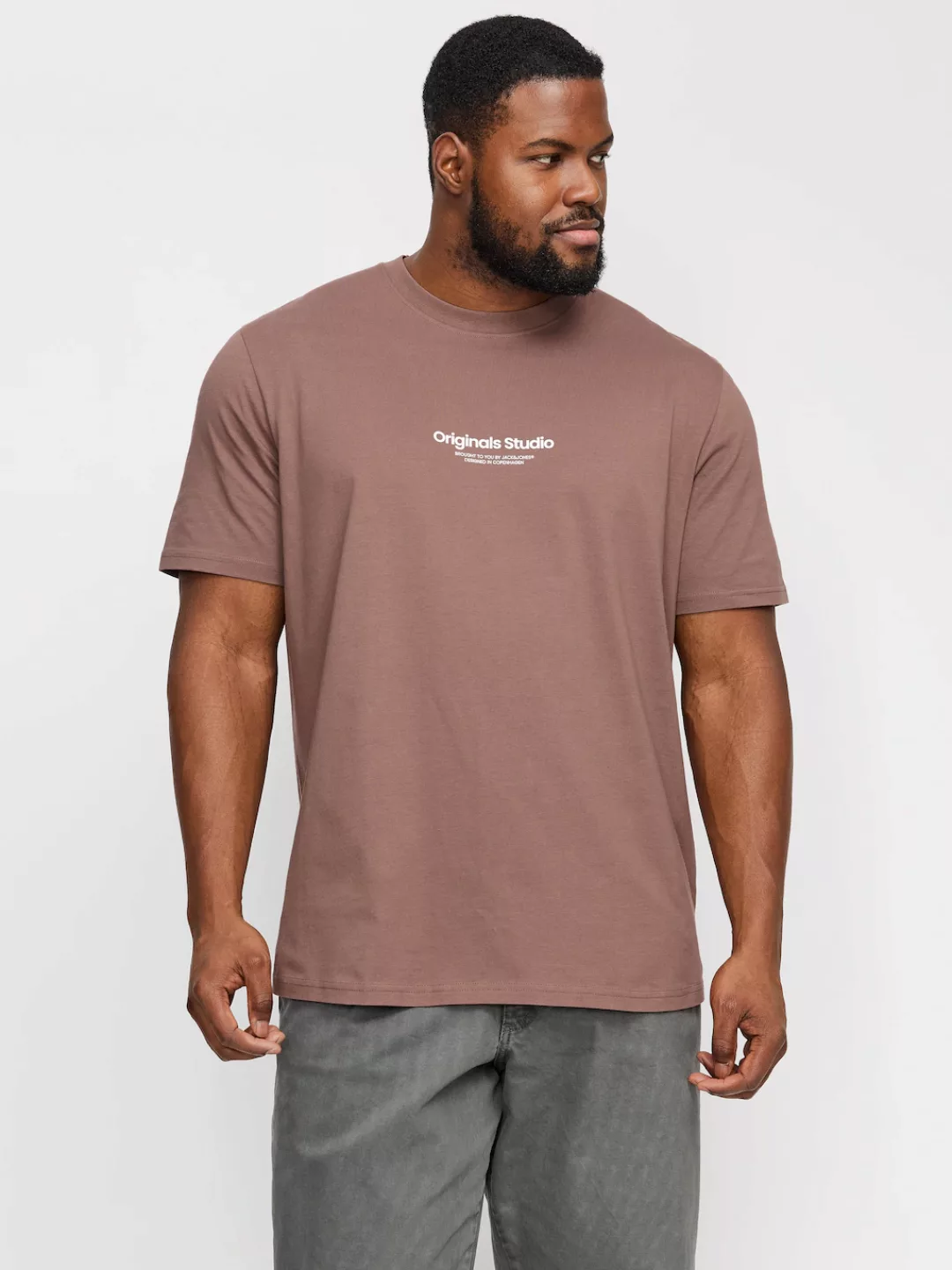 Jack & Jones PlusSize Kurzarmshirt "JORVESTERBRO TEE SS CREW NECK NOOS PLS" günstig online kaufen