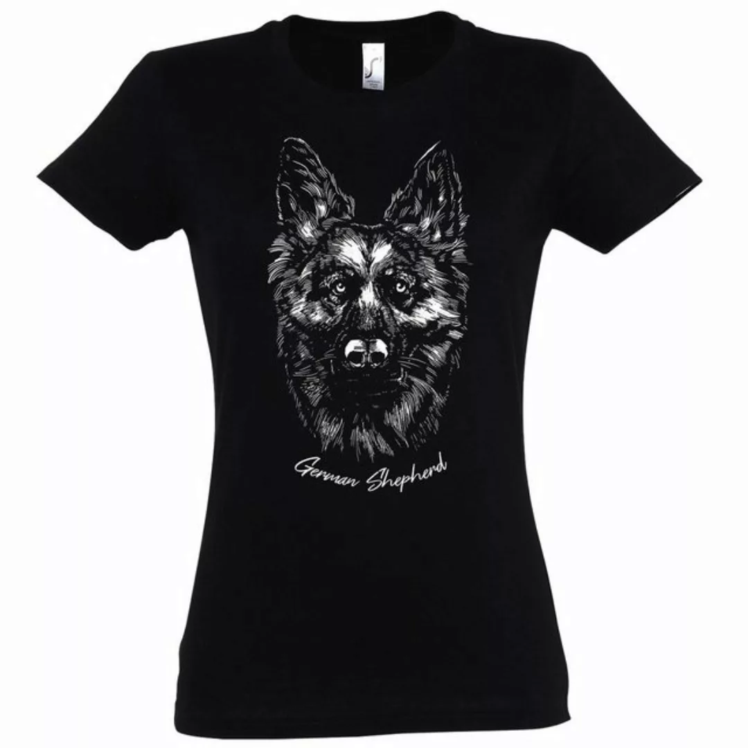 Youth Designz Print-Shirt German Shepherd Damen T-Shirt mit modischem Front günstig online kaufen