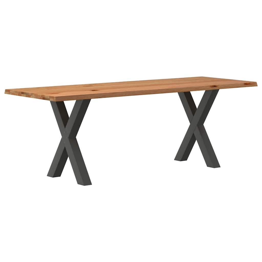 vidaXL Esstisch Esstisch mit Baumkanten 220x80x74 günstig online kaufen