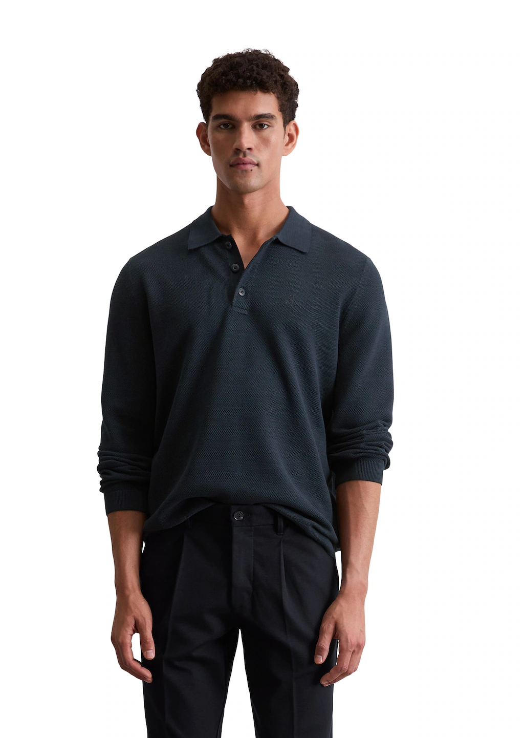 Marc OPolo Rollkragenpullover "aus feinem Bio-Baumwoll-Piqué" günstig online kaufen