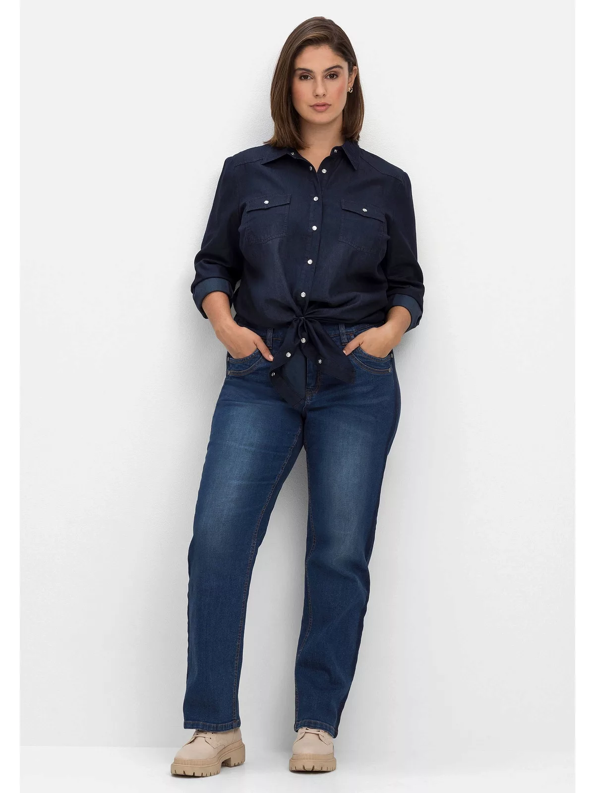 Sheego Gerade Jeans "Große Größen" günstig online kaufen