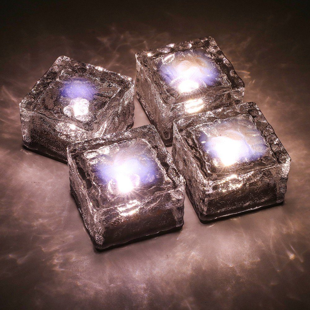 LETGOSPT LED Solarleuchte 4er Set Solar günstig online kaufen
