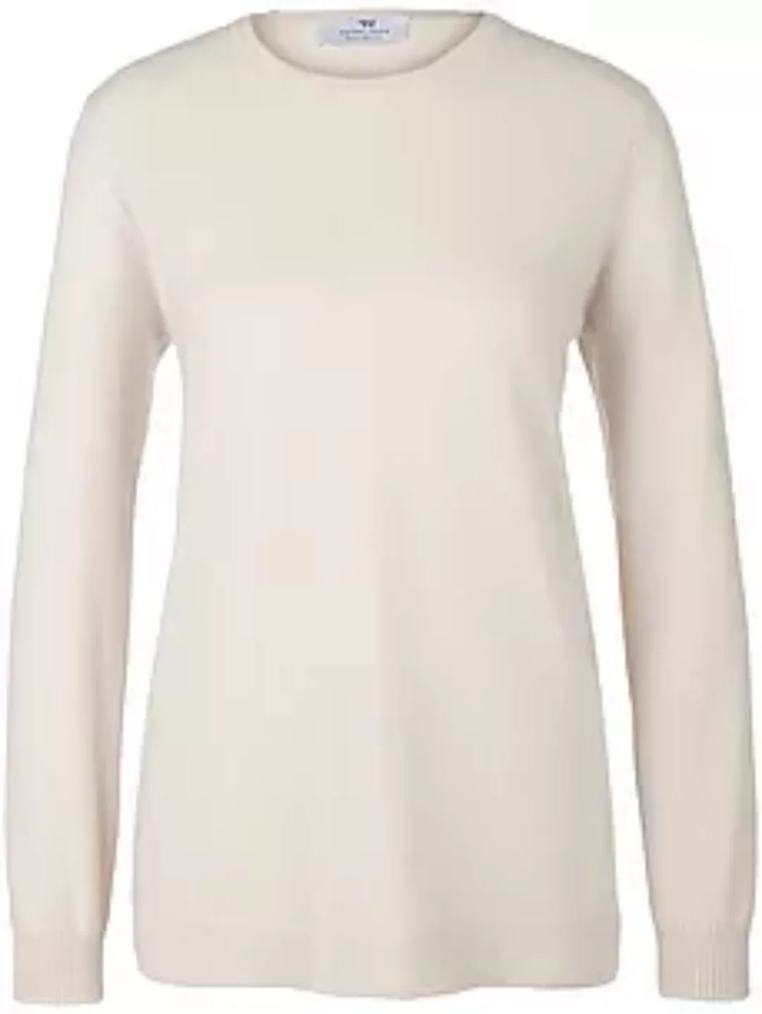 Rundhals-Pullover aus 100% Premium-Kaschmir Peter Hahn Cashmere beige günstig online kaufen