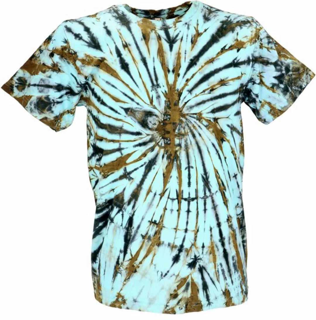 Guru-Shop T-Shirt Batik T Shirt, Herren Kurzarm Tie Dye Shirt -.. Handarbei günstig online kaufen