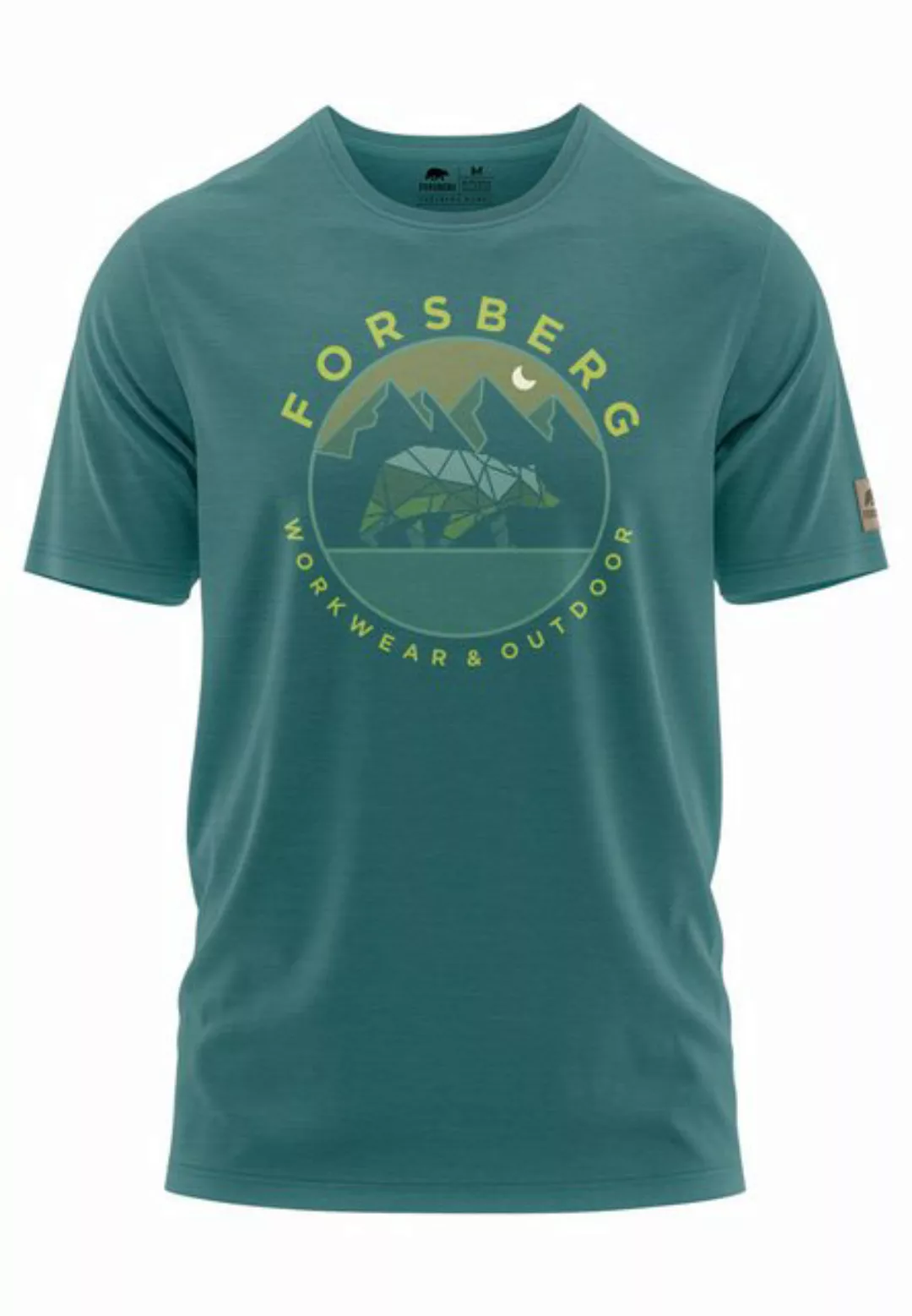 FORSBERG T-Shirt Gruvarson II mit Brustlogo günstig online kaufen