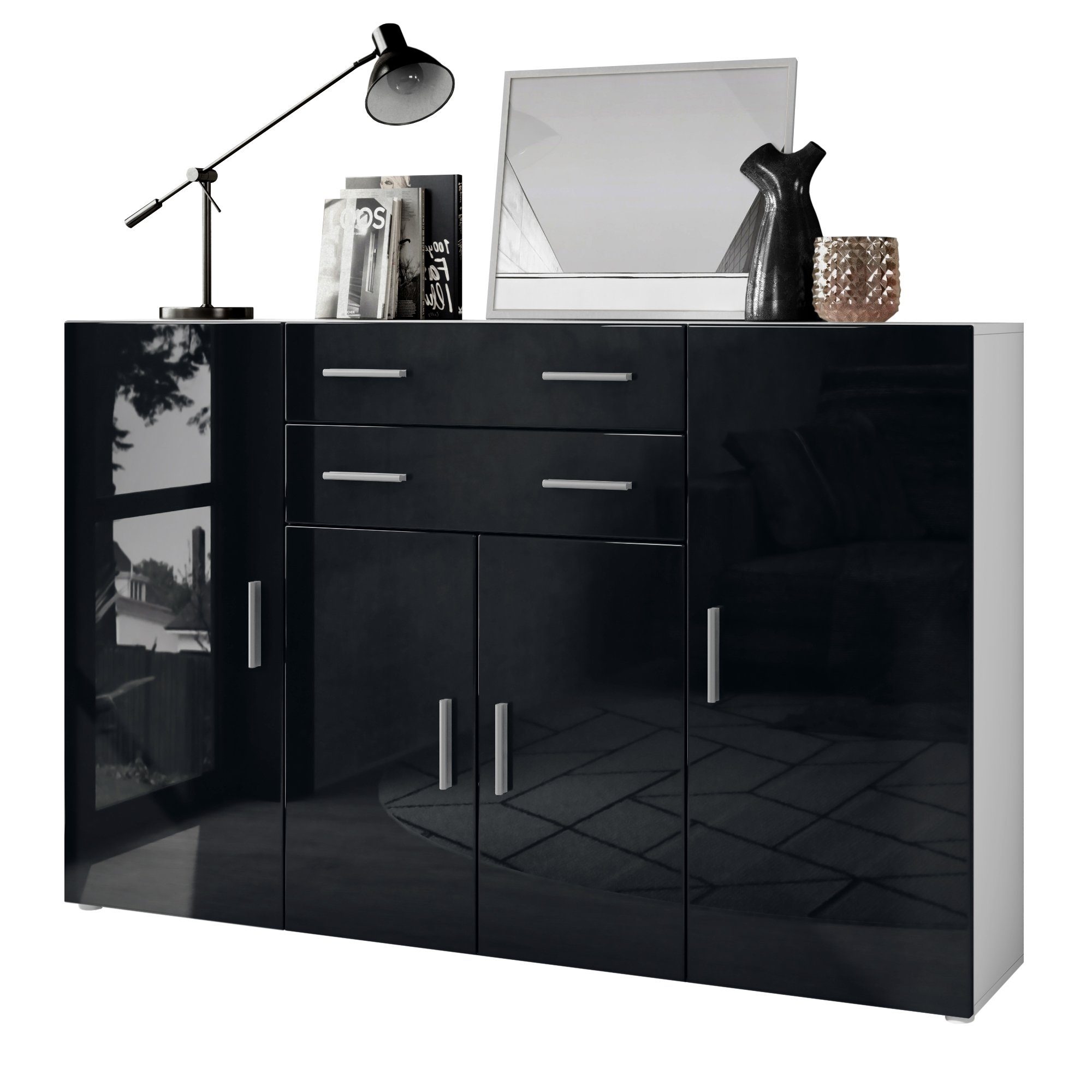 Vladon Highboard Aron (Anrichte, mit 4 günstig online kaufen