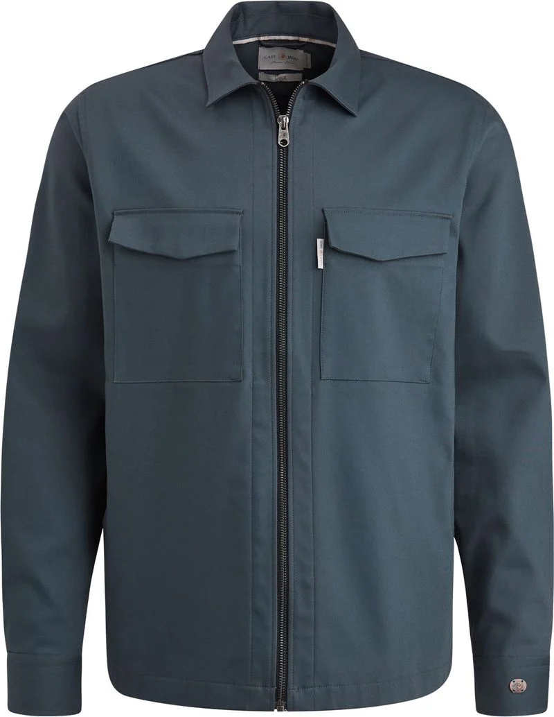 Cast Iron Overshirt Steel Blau - Größe L günstig online kaufen