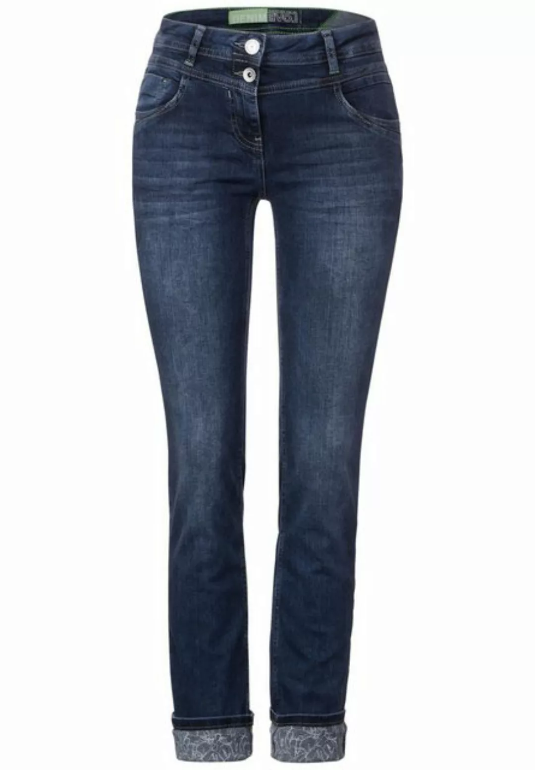 Cecil 5-Pocket-Hose Style Toronto MID Dark Blue Tu günstig online kaufen