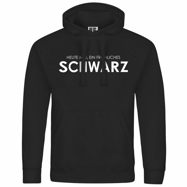 deinshirt Kapuzenpullover Herren Kapuzenpullover Heute mal ein fröhliches S günstig online kaufen