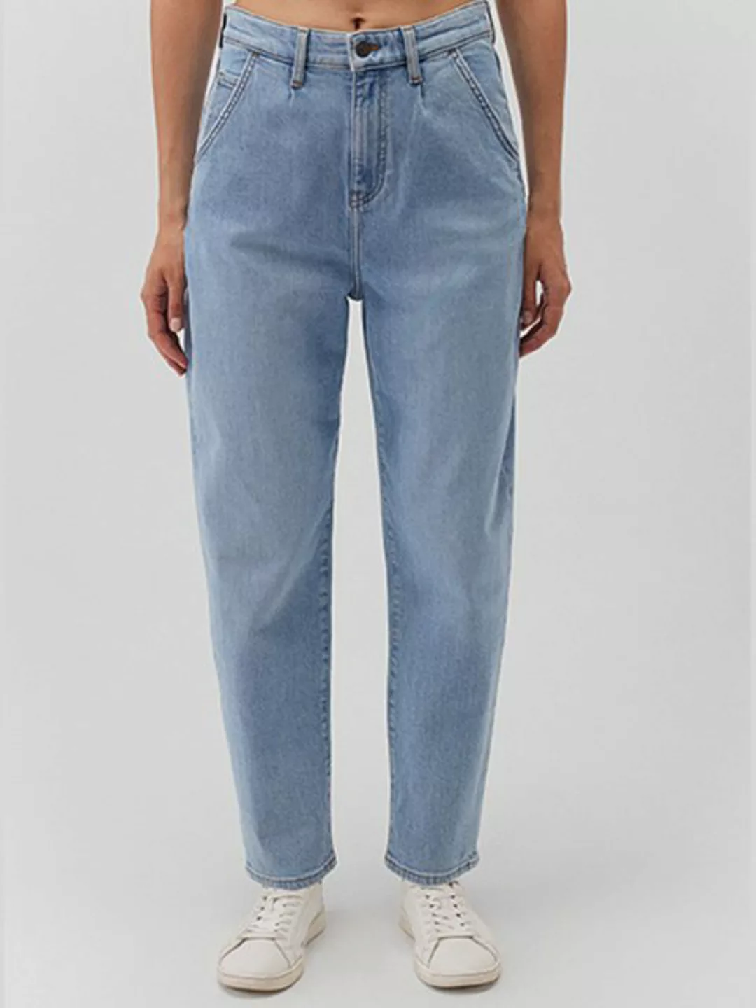 Mavi Boyfriend-Jeans Jeans High-Rise Pleated Baggy Dunkle Waschung 7974 in günstig online kaufen