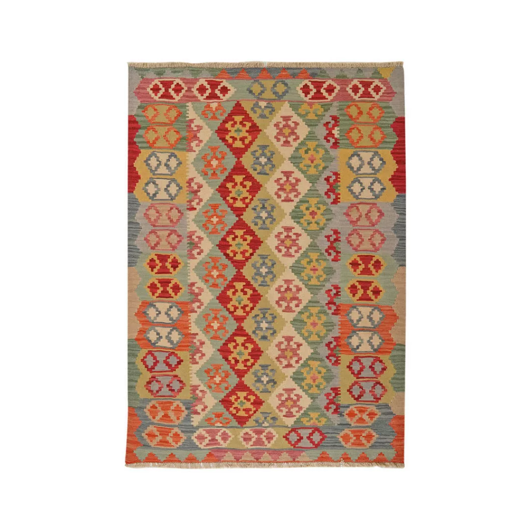 PersaTepp Teppich Kelim Gashgai bunt B/L: ca. 146x204 cm günstig online kaufen