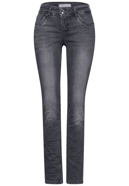 STREET ONE 5-Pocket-Jeans - Graue Denim im Style Jane günstig online kaufen