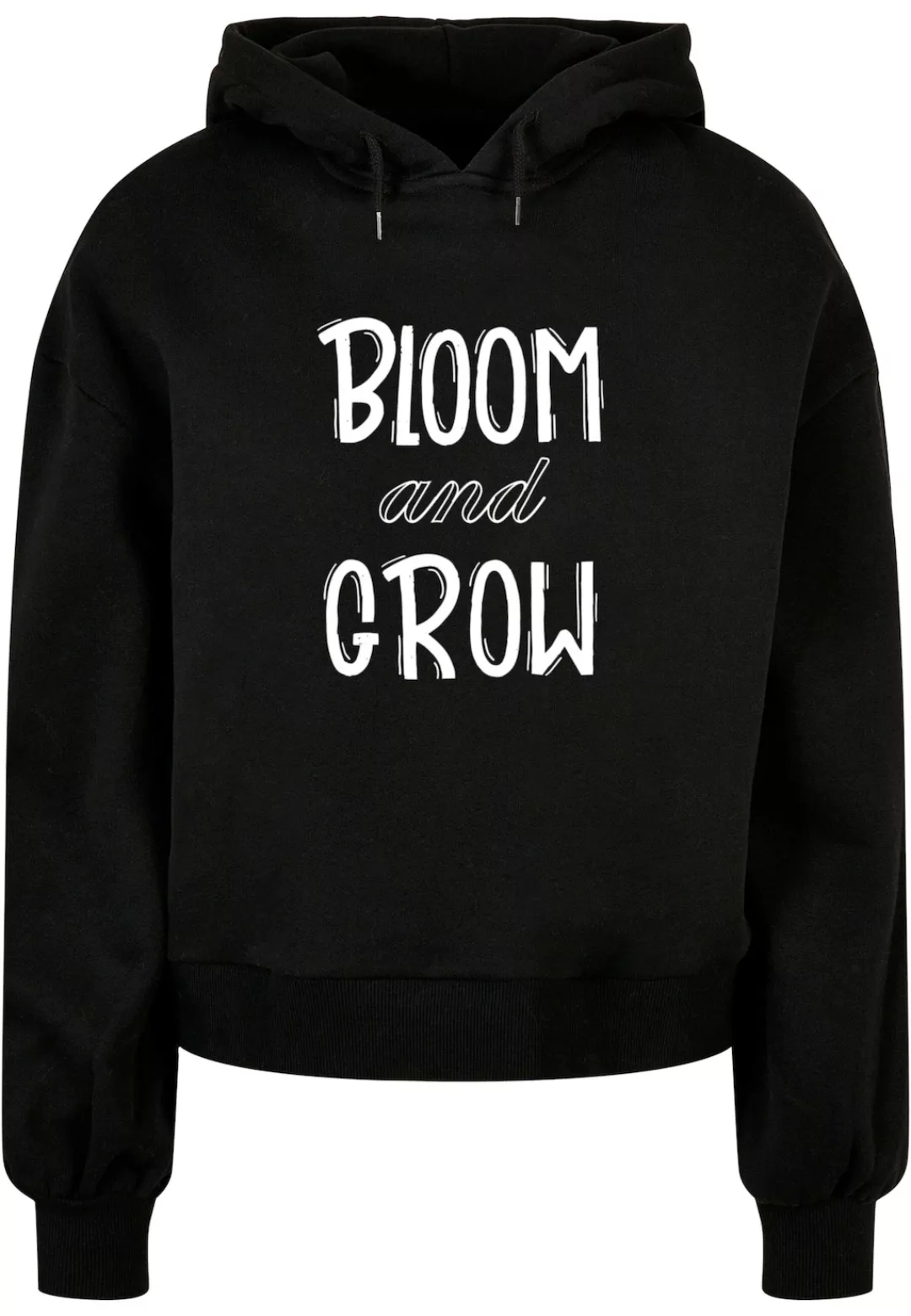 Merchcode Kapuzenpullover "Merchcode Damen Ladies Spring - Bloom and grow O günstig online kaufen