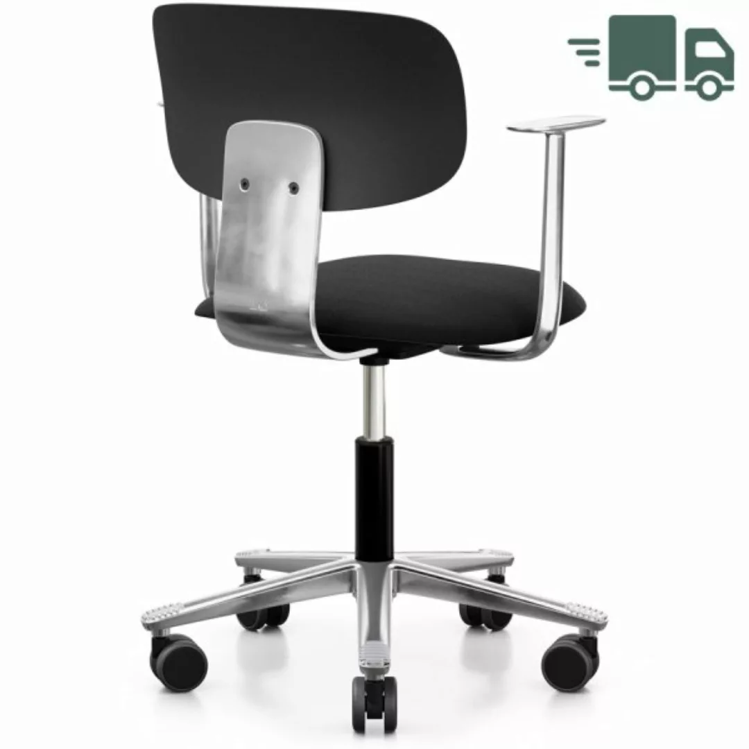 HAG Tion 2140 Bürostuhl schwarz mit Armlehnen - Sitz Stoff Cura - Rückensch günstig online kaufen