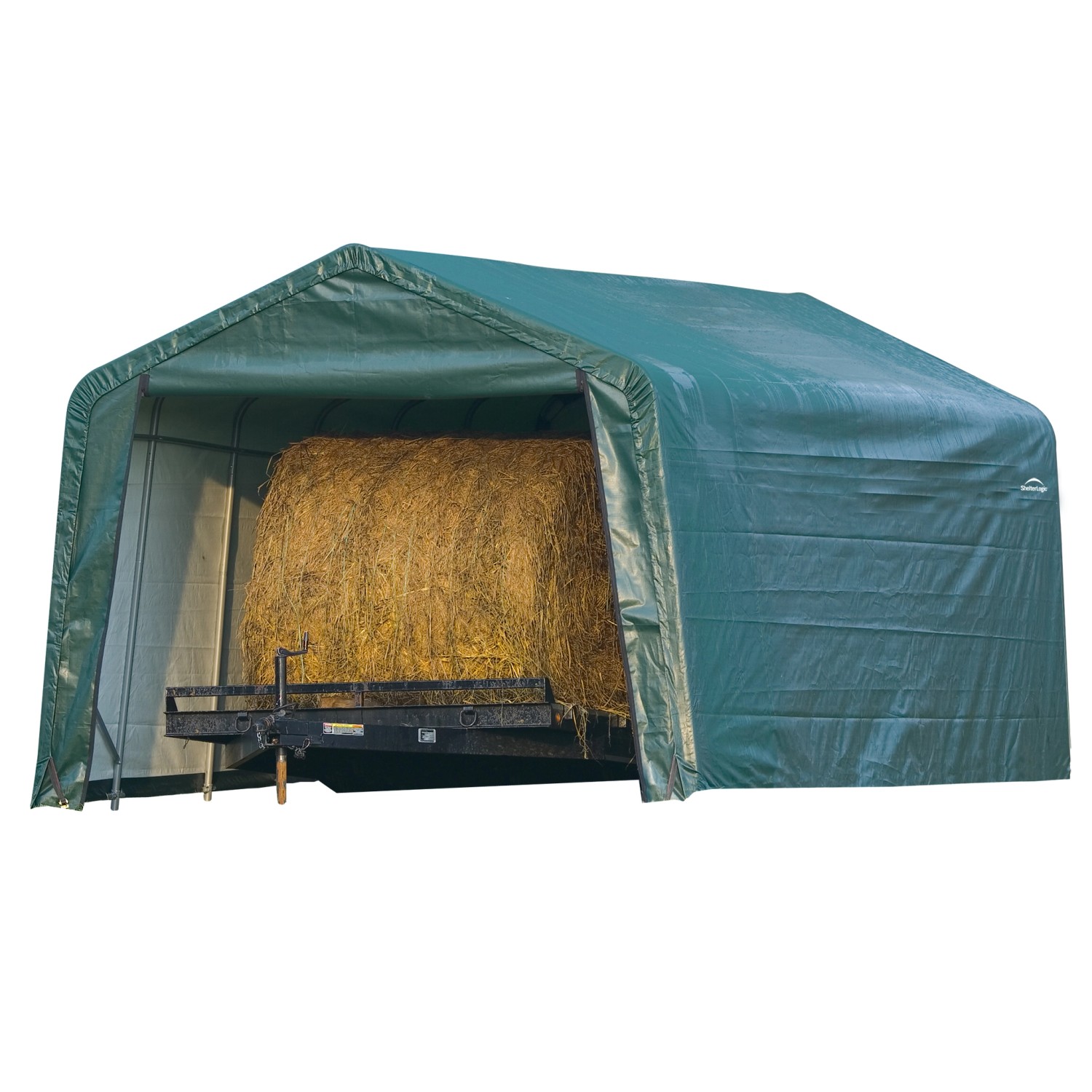 ShelterLogic Folien-Weidezelt 6,10 m x 3,80 m x 2,60 m Grün günstig online kaufen