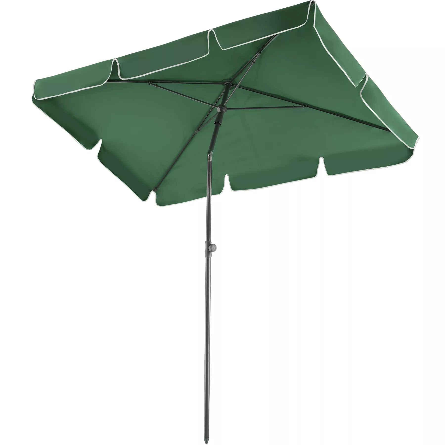 Sonnenschirm Vanessa 200x125cm höhenverstellbar und neigbar - grün günstig online kaufen